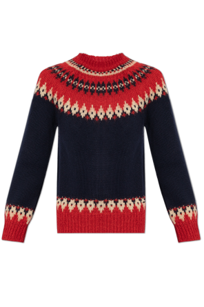【JIL SANDER】Wool sweater with floral pattern/関税送料込み JIL SANDER Wool sweater | Men's Clothing | Vitkac